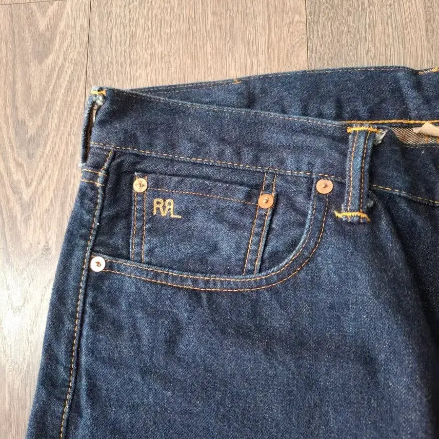 [BUNJANG] RRL Straight Fit Selvedge Denim Jeans / 33/32 RRL 더블알엘 스트레이트핏 셀비지 진청 데님 청바지