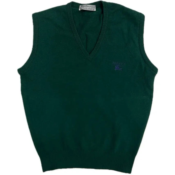 [BUNJANG] Burberry Green Knit Vest Men&