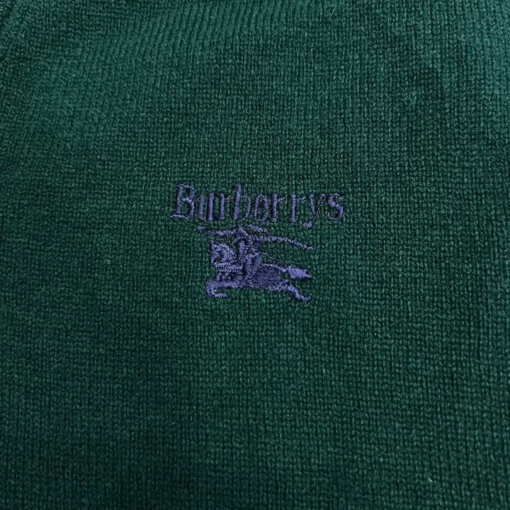 [BUNJANG] Burberry Green Knit Vest Men&