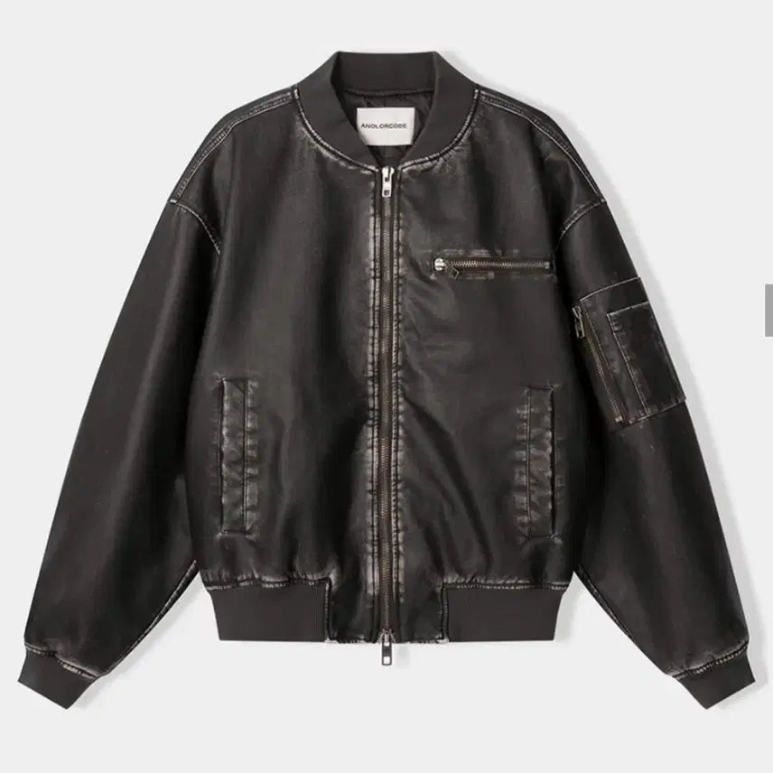 [BUNJANG] Analogue Code Vegan Leather Jacket / 어널러코드 비건레더 팝니다