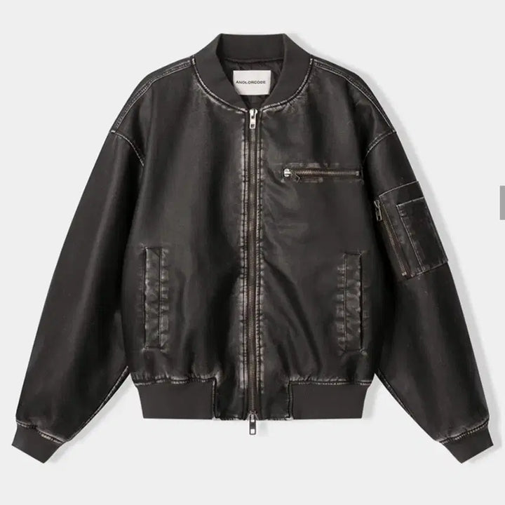 [BUNJANG] Analogue Code Vegan Leather Jacket / 어널러코드 비건레더 팝니다