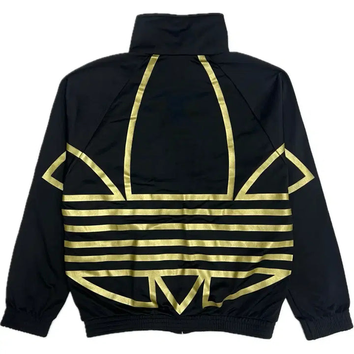[BUNJANG] Adidas Metallic Firebird Big Logo Jersey Jacket Size S (Approx. 100-L) / 아디다스 메탈릭 파이어버드 빅로고 져지 자켓 s 실측 100 l 정도
