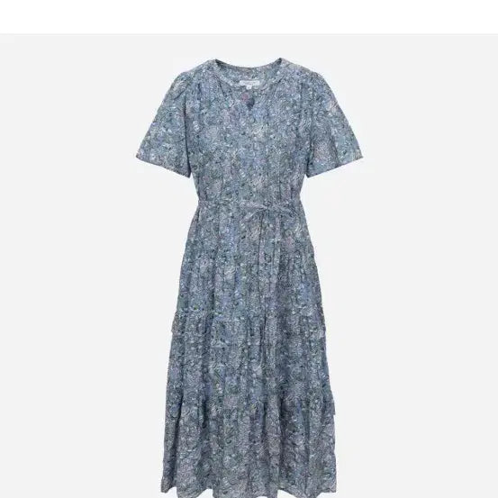 [BUNJANG] Thursday Island Flower Pattern Long Dress / 써스데이아일랜드 플라워패턴롱원피스