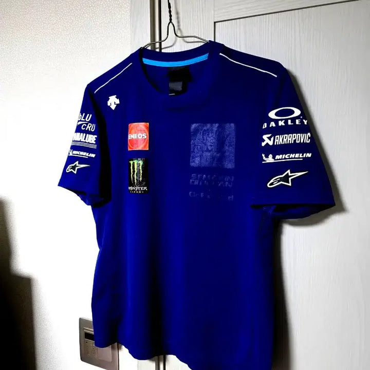 [BUNJANG] Descente x Yamaha Limited Edition T-Shirt (Size L) / 데상트 야마하 한정판 티셔츠