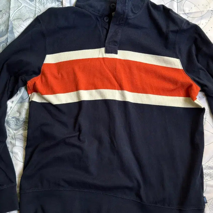 [BUNJANG] LLBean 1/4 Button Fleece Pullover Sweatshirt / 엘엘빈 1/4 단추 풀오버 스웻셔츠