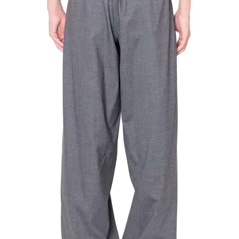 [BUNJANG] Kolor Gray Wool Blend Relaxed Fit Slacks / [2] 컬러 kolor 그레이 슬랙스