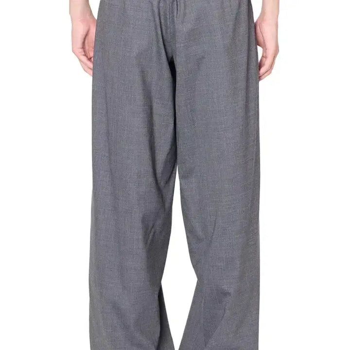 [BUNJANG] Kolor Gray Wool Blend Relaxed Fit Slacks / [2] 컬러 kolor 그레이 슬랙스