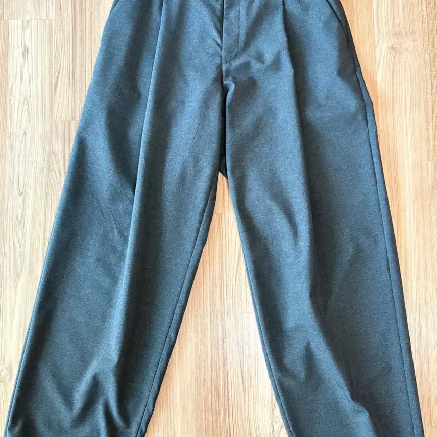 [BUNJANG] Kolor Gray Wool Blend Relaxed Fit Slacks / [2] 컬러 kolor 그레이 슬랙스