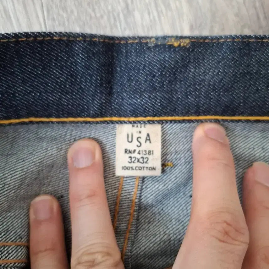 [BUNJANG] RRL Straight Fit Raw Denim Jeans / 32/32 RRL 더블알엘 스트레이트핏 생지 데님 청바지