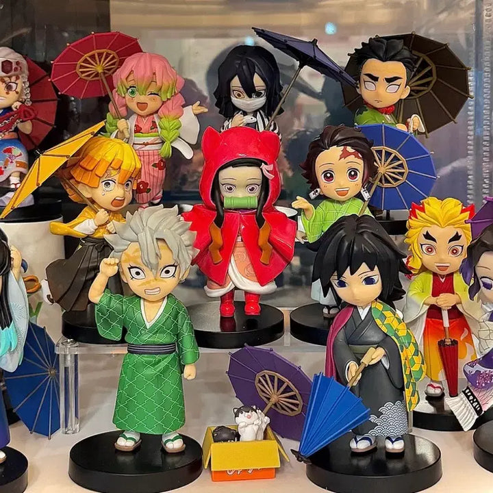 [BUNJANG] Demon Slayer Rainy Season Figure Full Set Bundle Unsealed / 귀멸의칼날 장마 피규어 풀세트 일괄 미개봉