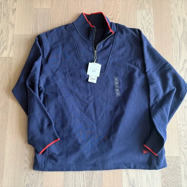 [BUNJANG] JW Anderson Sweat Half-Zip Pullover Navy XL / (XL) JW앤더슨 스웨트 하프집 풀오버 네이비