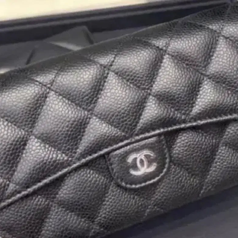 [BUNJANG] Black Long Wallet / 블랙장지갑