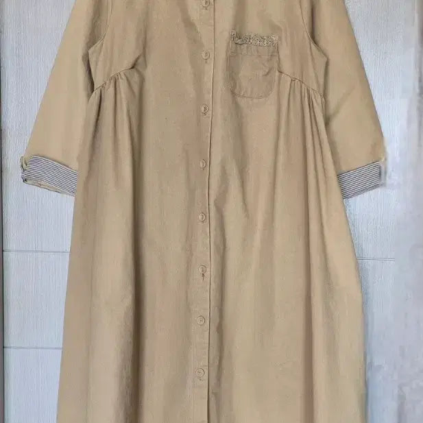 [BUNJANG] Two Story Genie Trench Coat / Long Dress / 77~88/투스토리지니 트렌치코트(바바리) 겸 롱 원피스