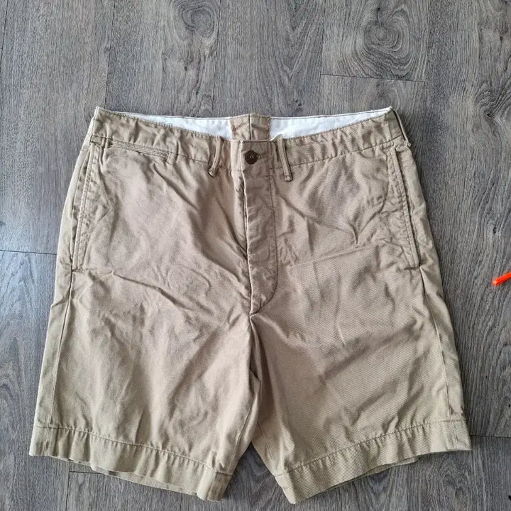 [BUNJANG] RRL Officer Chino Shorts Camel Size 34 / 34 더블알엘 오피서 치노 쇼츠 반바지