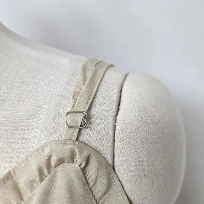 [BUNJANG] Ivory Strap Long Dress / 아이보리 끈나시 롱 원피스