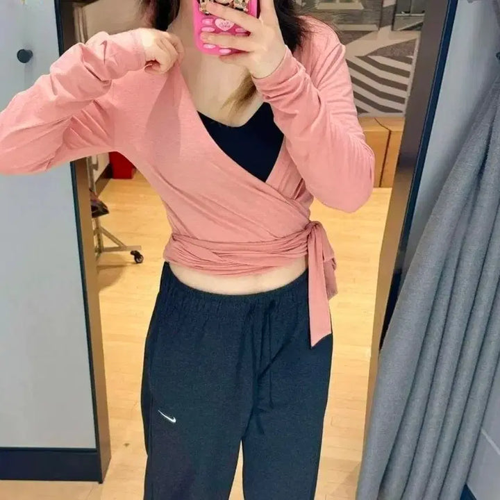 [BUNJANG] Nike One Relaxed Dri-FIT Top Wrap Cardigan / 