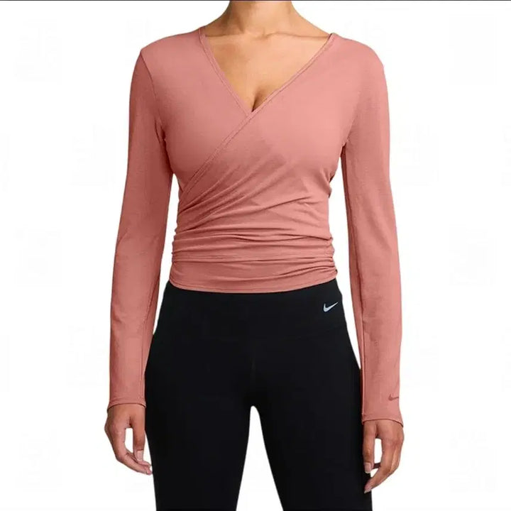 [BUNJANG] Nike One Relaxed Dri-FIT Top Wrap Cardigan / 