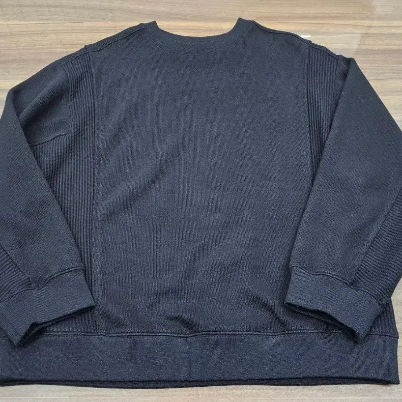 [BUNJANG] System Homme Black Sweatshirt Knit (Size 100-105) / 시스템옴므 블랙 맨투맨 니트 100~105