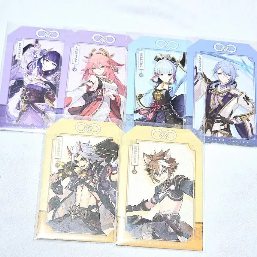 [BUNJANG] Genshin Impact PC Lounge Omamori Collection / 원신pc라운지 오마모리 라이덴 미코 아야카 아야토 이토 고로