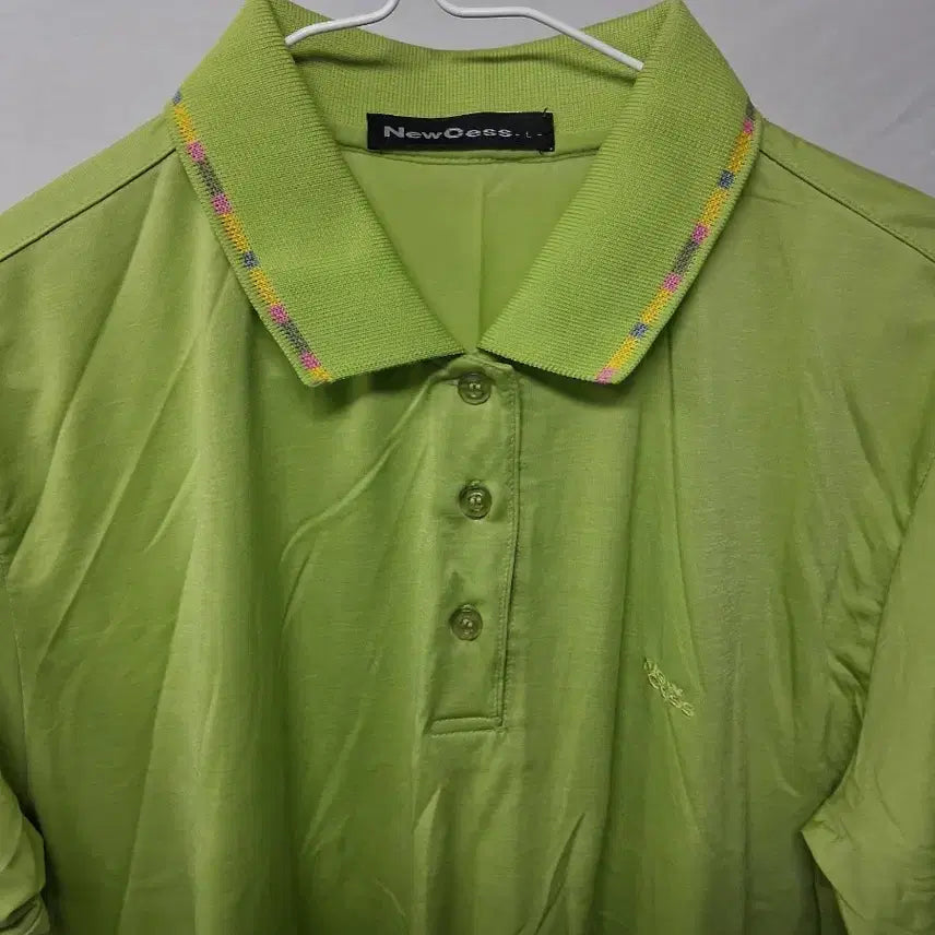 [BUNJANG] New Case Short Sleeve Polo Shirt Green / New Case 반팔 카라티 연두색 외 개당
