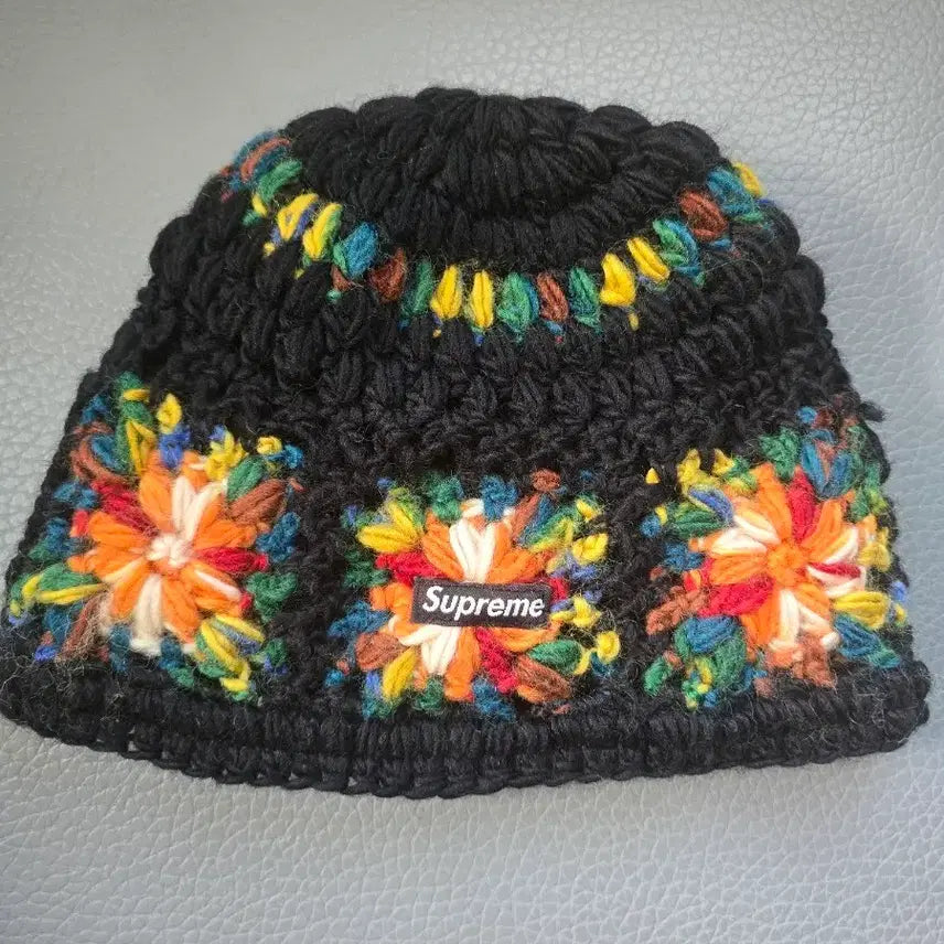 [BUNJANG] Supreme Crochet Beanie Black / 슈프림 크로셰 비니 블랙