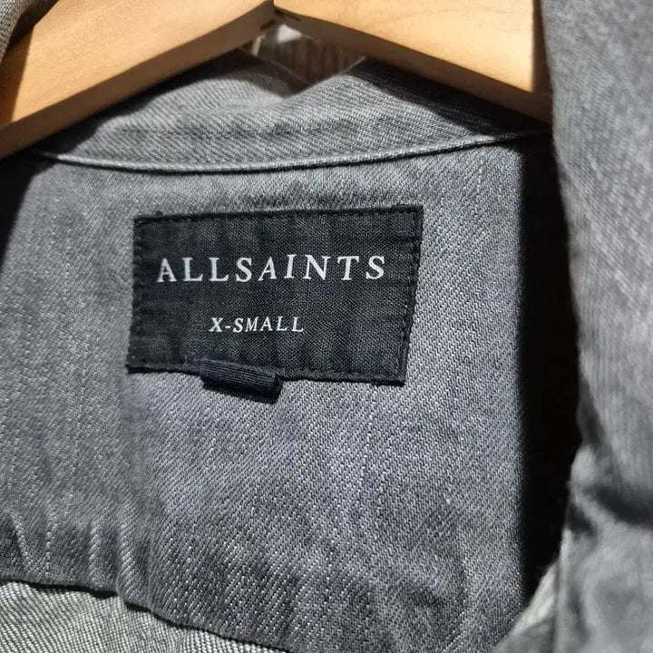 [BUNJANG] All Saints Denim Jacket Grey XS / 올세인츠 데님 자켓 그레이 XS