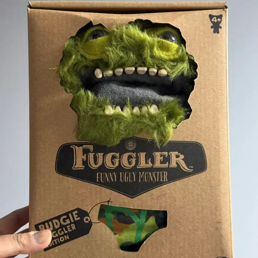 [BUNJANG] Puggler Large Fuzzy Bear Green / 퍼글러 새상품 벗지 맥구 그린