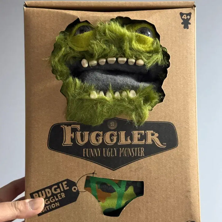 [BUNJANG] Puggler Large Fuzzy Bear Green / 퍼글러 새상품 벗지 맥구 그린