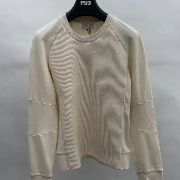 [BUNJANG] Solid Homme Long Sleeve T-Shirt Ivory / 솔리드옴므 긴팔티셔츠