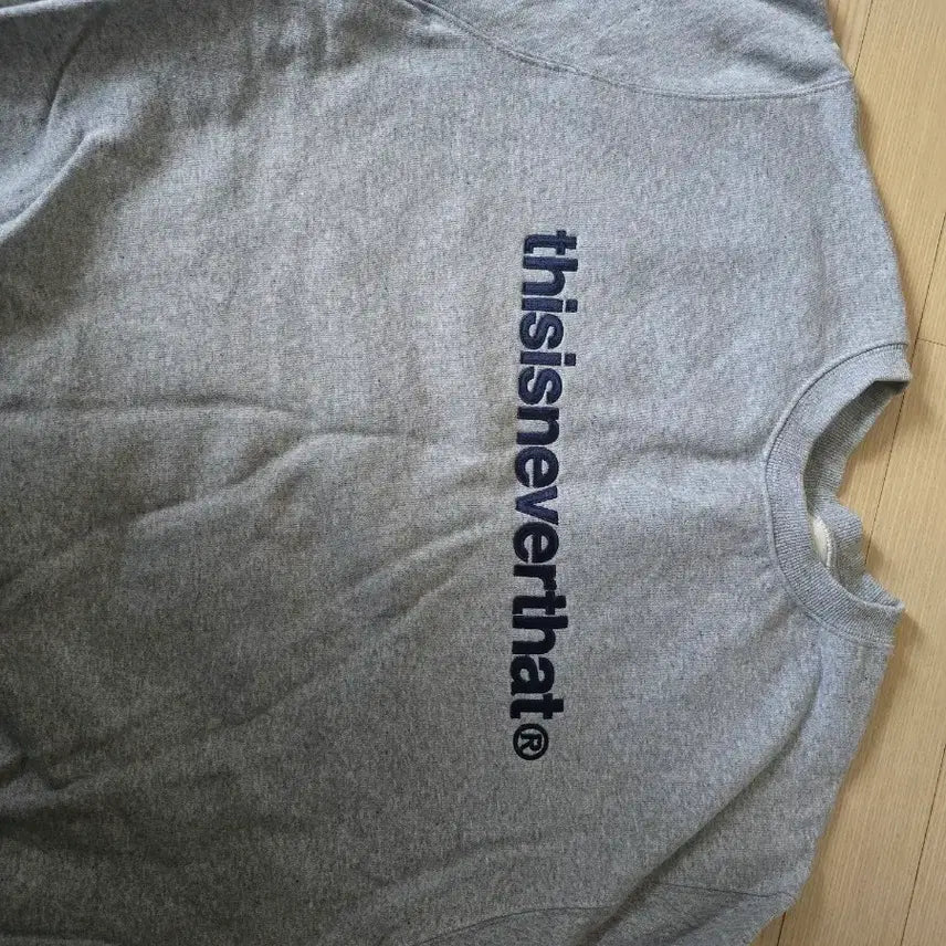 [BUNJANG] Thisisneverthat Grey Sweatshirt L / 디스이즈네버댓 회색 맨투맨