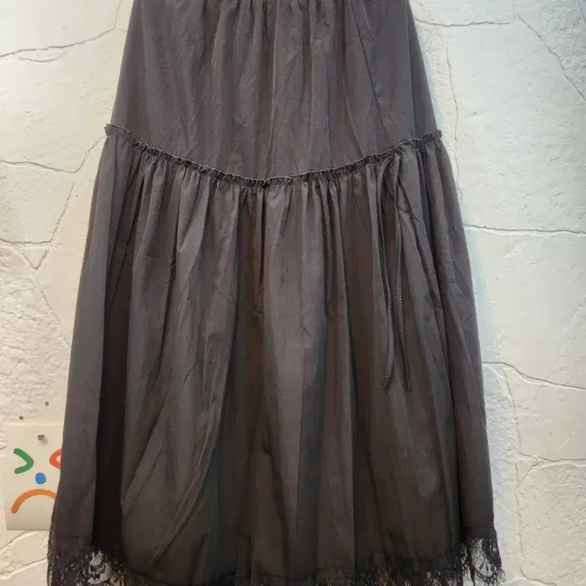 [BUNJANG] Lace Long Skirt / 레이스 롱 스커트 (새상품)