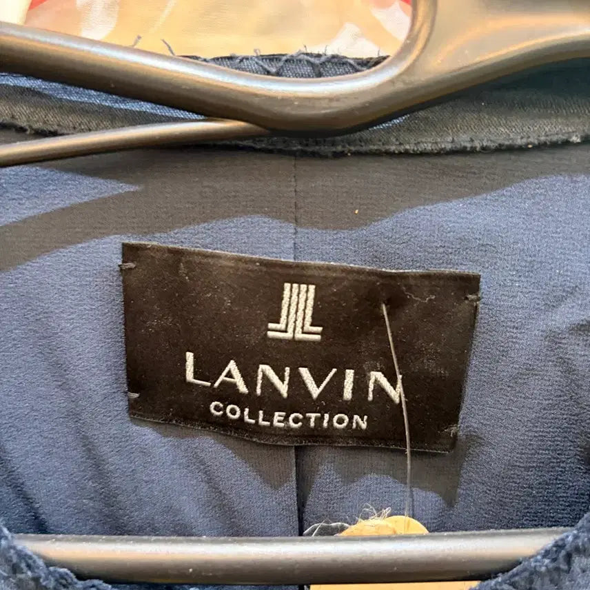 [BUNJANG] Hansem LANVIN Navy Blouson Jacket / 한섬 LANVIN 랑방 블루종 자켓