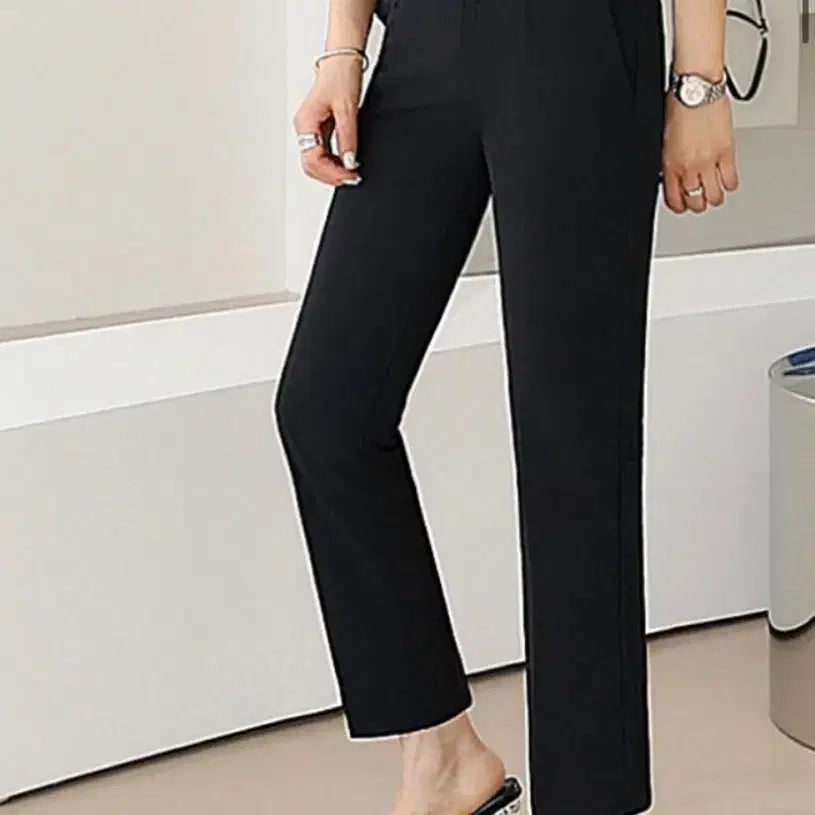 [BUNJANG] 9-Part Summer Cool Spandex Banding Slacks - Size S / *새상품* 키작녀 9부 여름 시원한 스판 밴딩 슬랙스 정장 바지