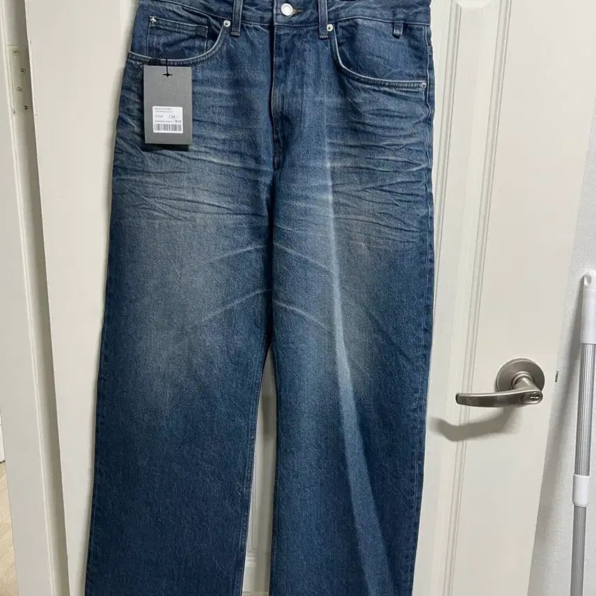 [BUNJANG] Bellier True Wide Denim Pants - Vintage Washed Indigo / (30) 벨리에 트루 와이드 데님 팬츠 - 빈티지 워시드 인디고