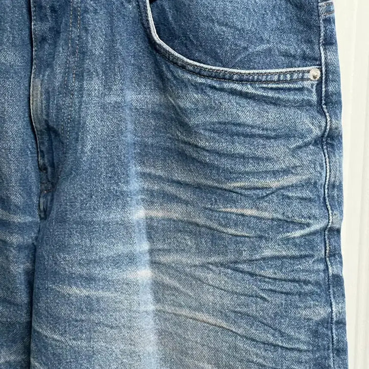 [BUNJANG] Bellier True Wide Denim Pants - Vintage Washed Indigo / (30) 벨리에 트루 와이드 데님 팬츠 - 빈티지 워시드 인디고
