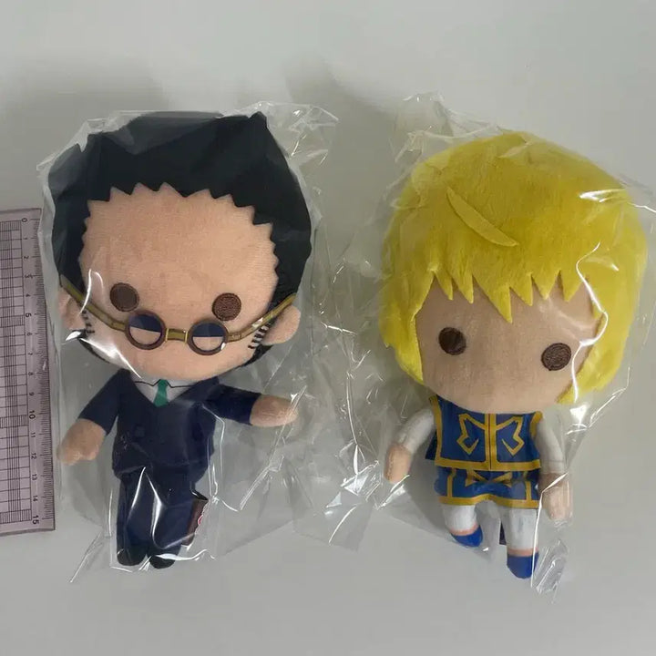 [BUNJANG] Hunter x Hunter Kurapika &amp; Leorio Classic Kuji Plush Set / 헌터헌터 헌헌 크라피카, 레오리오 고전쿠지 누이 세트 판매