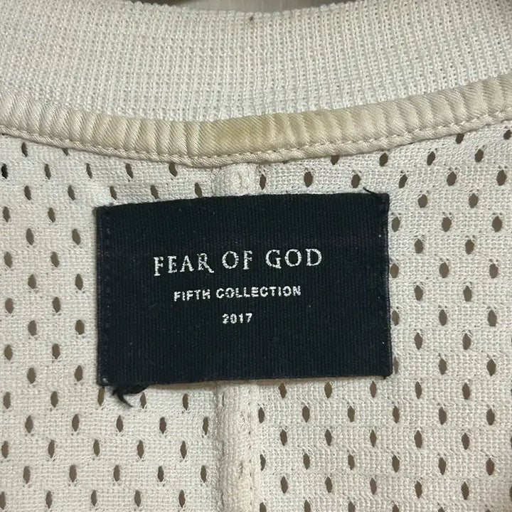 [BUNJANG] Fear of God 5th Collection Black Mesh Sleeveless T-Shirt / 피어오브갓 5th 블랙  메쉬 민소매 티셔츠