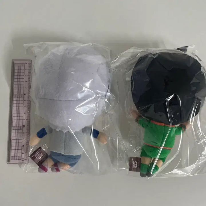 [BUNJANG] Hunter x Hunter Gon &amp; Killua Classic Ku Ji Plush Set / 헌터헌터 헌헌 곤, 키르아 고전쿠지 누이 세트판매