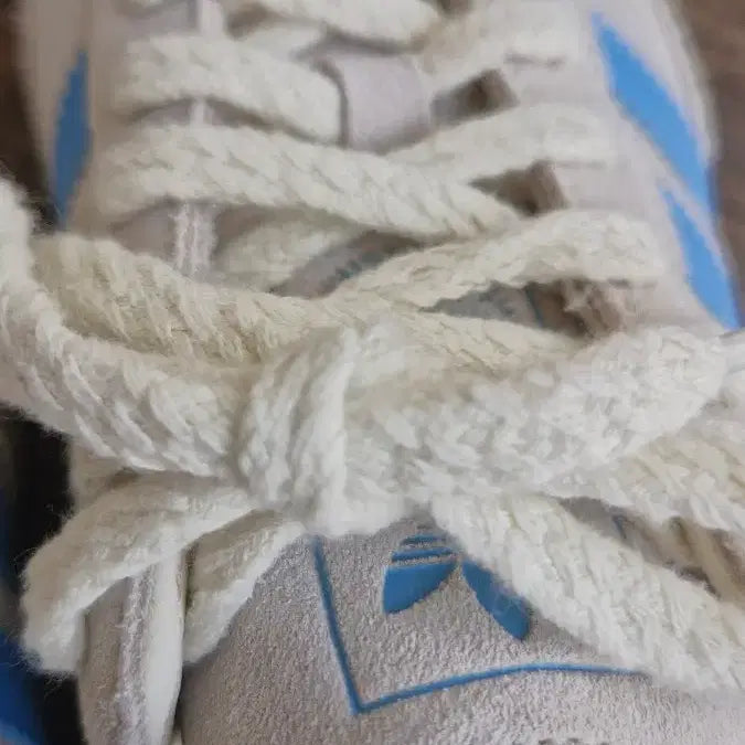 [BUNJANG] Adidas Samba Cream Blue Sneakers (255mm) / 아디다스 삼바 크림블루 255