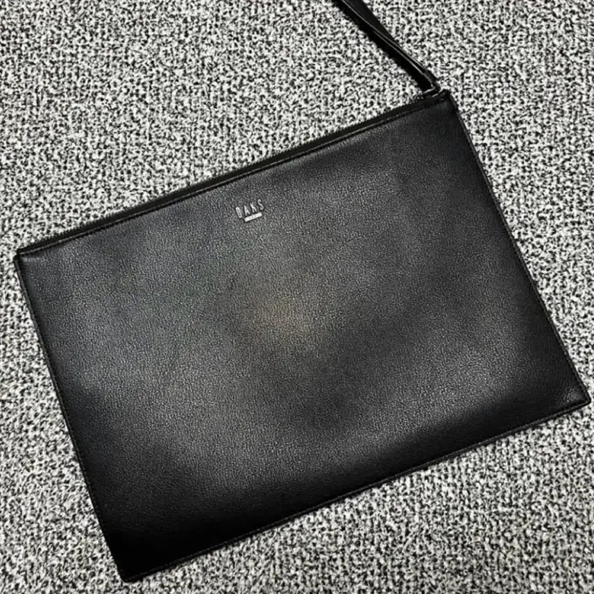 [BUNJANG] DAKS Leather Handbag Clutch Bag / DAKS 닥스 가죽 핸드백 클러치백