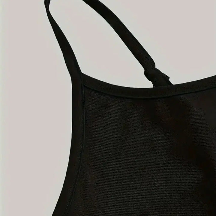 [BUNJANG] Basic Sleeveless Tank Top - Black / 캐미솔 탱크탑 나시 (새상품)