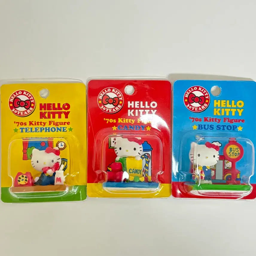 [BUNJANG] Hello Kitty 30th Anniversary Miniature Bundle Set / 키티 30주년 미니어처 일괄