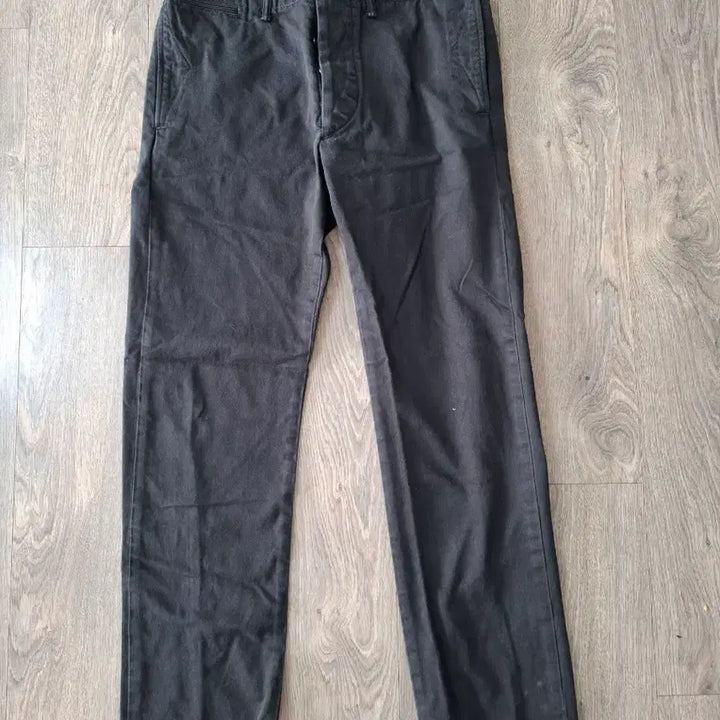 [BUNJANG] RRL Officer Chino Pants Black / 32/32 더블알엘 오피서 치노 팬츠 블랙
