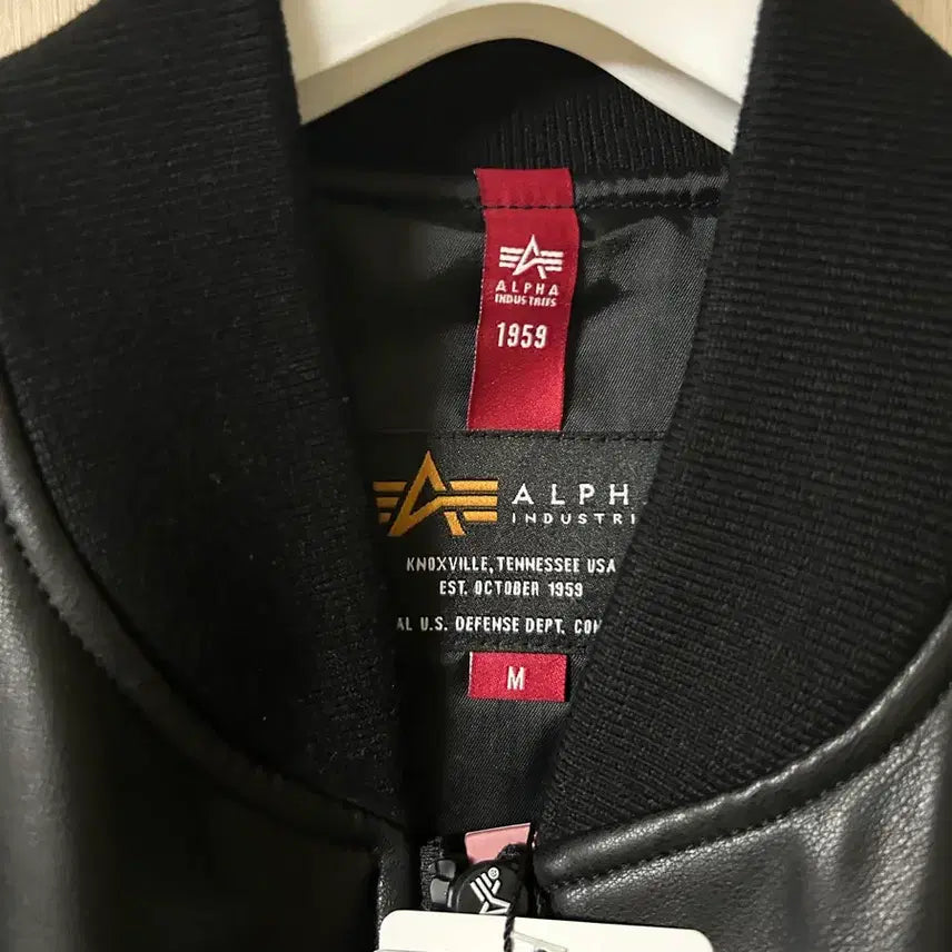 [BUNJANG] Alpha Industries Vegan Leather MA-1 Bomber Jacket / 알파인더스트리 비건 레더 마원 점퍼