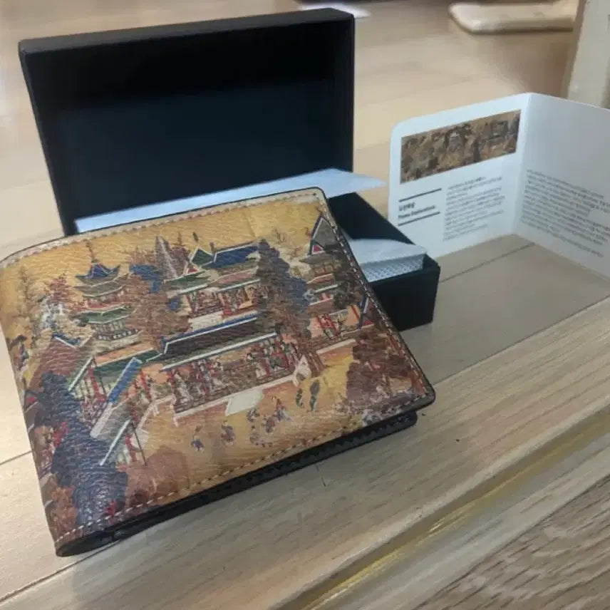 [BUNJANG] Kwak Bun-yang Gwak Bun-yang Haengnakdo Print Cardholder / 미술관굿즈 곽분양 반지갑 새상품