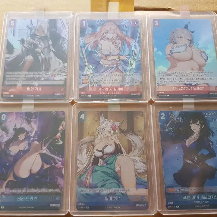 [BUNJANG] Brown Dust 2 Nibell Arena Promo Cards 6-Piece Bundle Set / [프로모카드] 브라운더스트2 니벨아레나 카드 6종 일괄