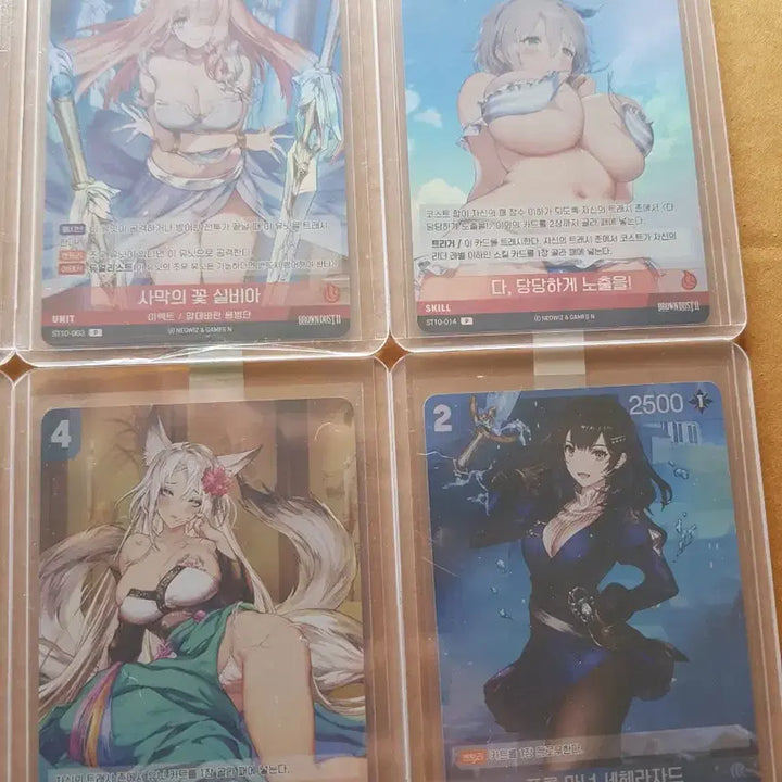 [BUNJANG] Brown Dust 2 Nibell Arena Promo Cards 6-Piece Bundle Set / [프로모카드] 브라운더스트2 니벨아레나 카드 6종 일괄