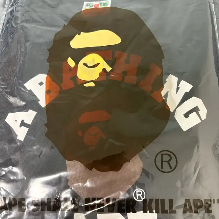 [BUNJANG] BAPE College Long Sleeve T-Shirt Black / 베이프 컬리지 롱슬리브 티셔츠 블랙 팝니다