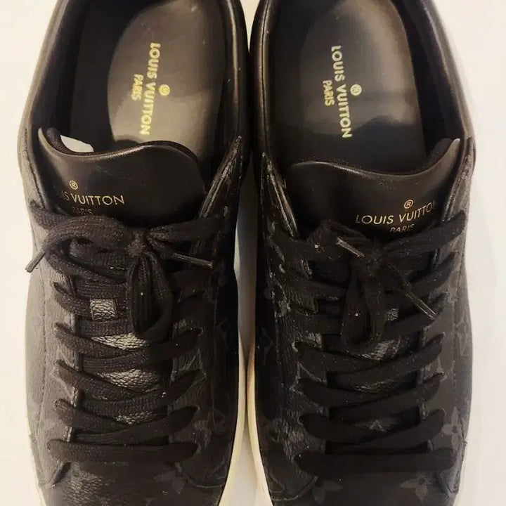 [BUNJANG] Louis Vuitton Monogram Eclipse Sneakers / [정품] 남성 루이비통 모노그램 블랙 스니커즈