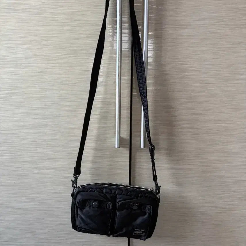 [BUNJANG] Porter 2-Way Crossbody Bag Black / 포터 2WAY 크로스백 블랙